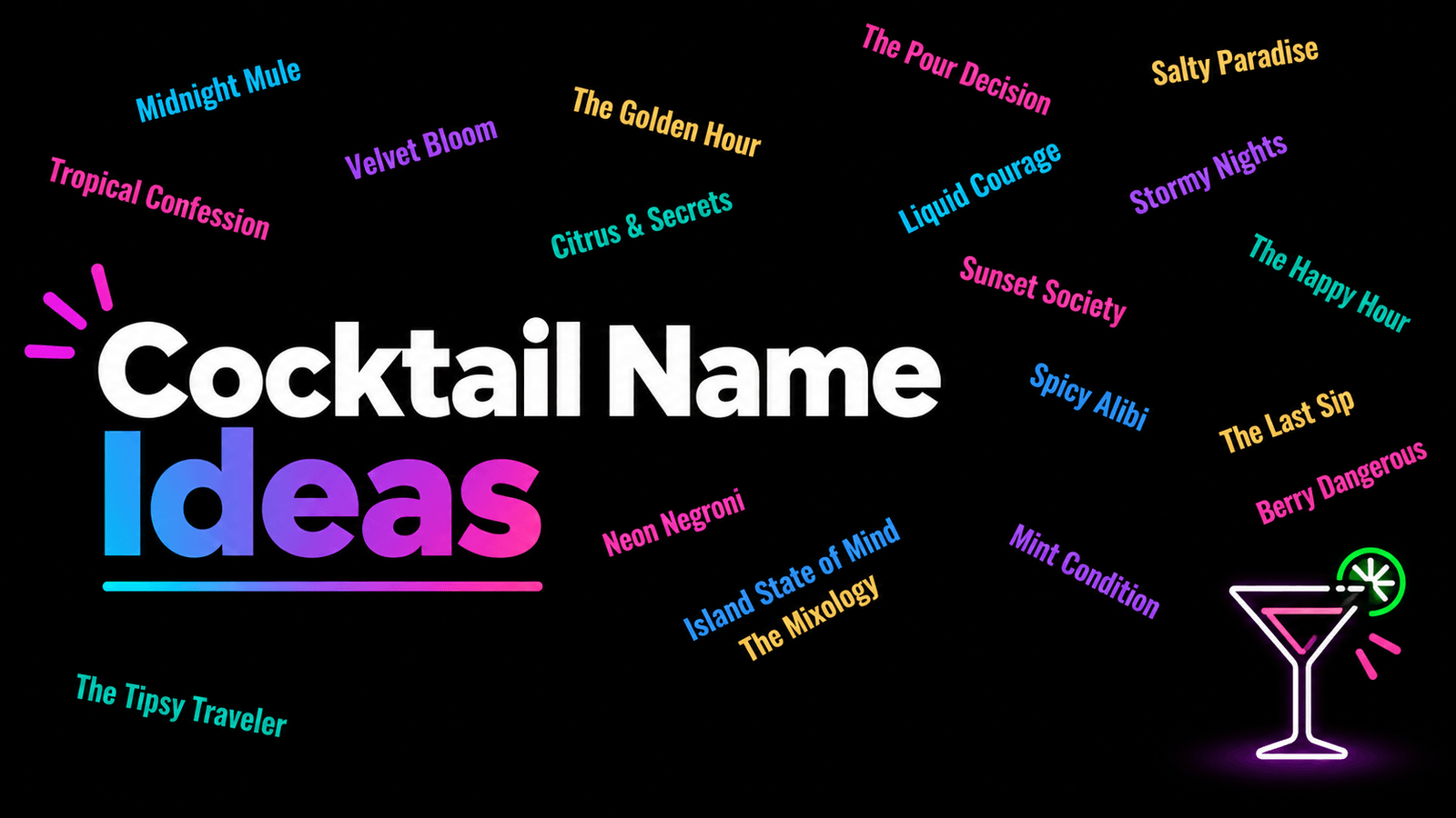 Cocktail Name Generator: Find the Perfect Name for Your Next Drink
