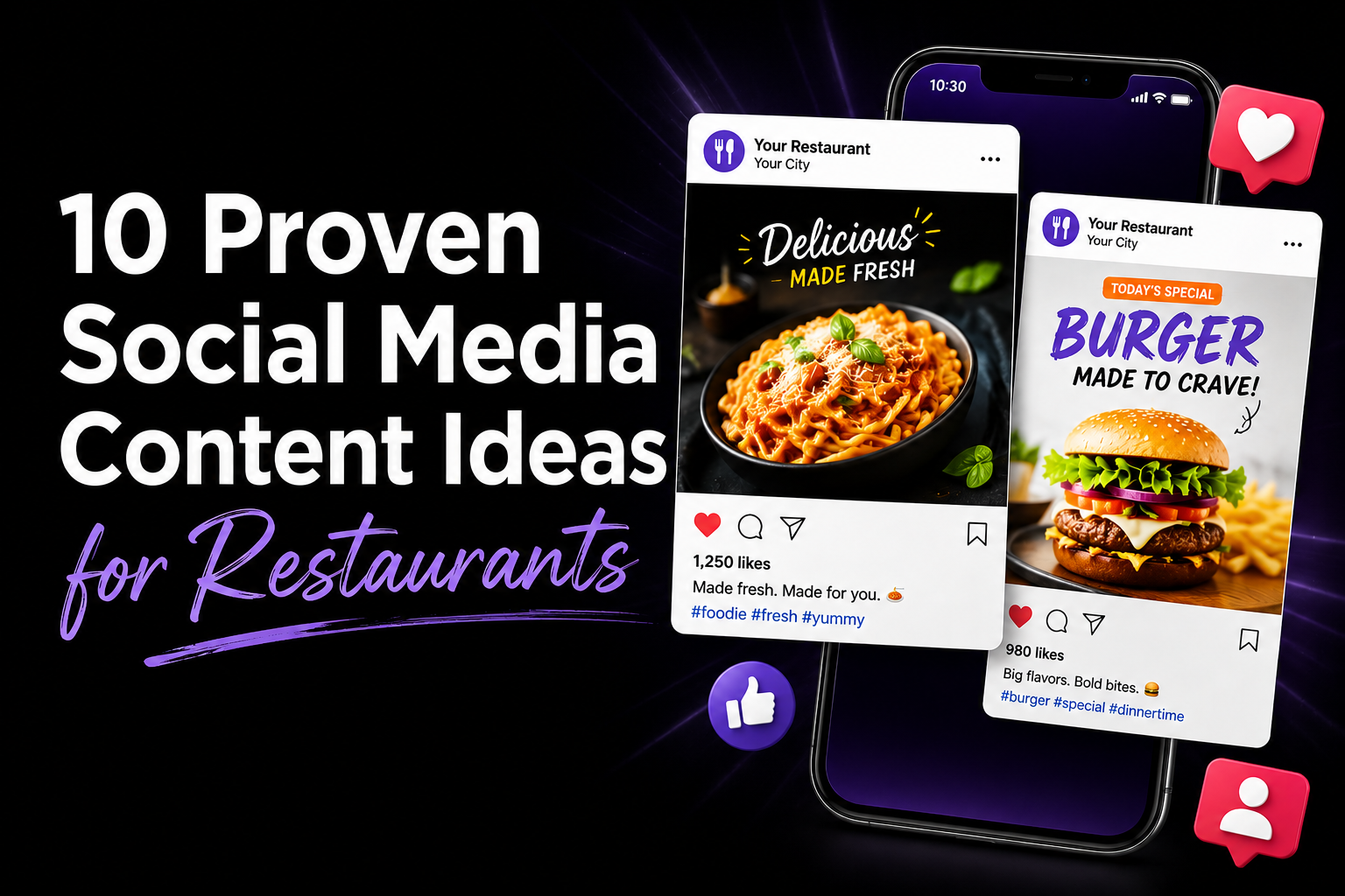Restaurant Social Media Content Ideas: 10 Posts That Attract More Customers